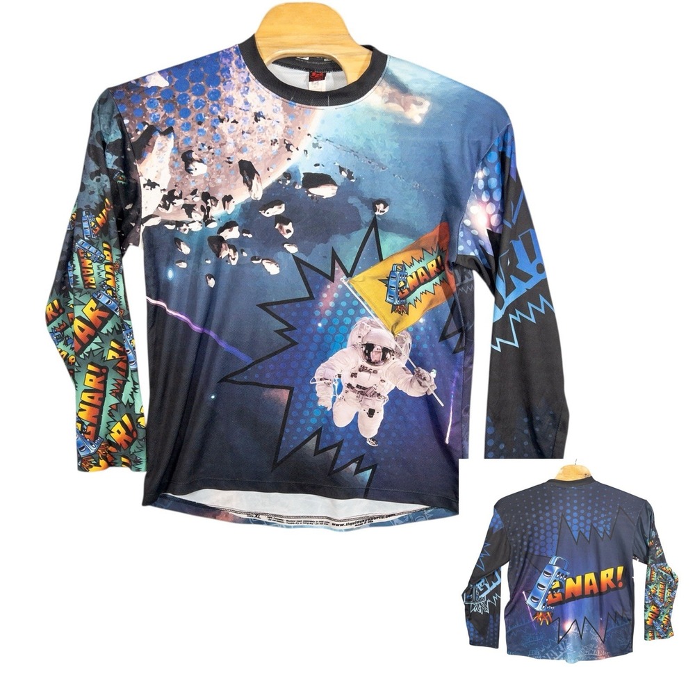 Liquid Sky Motocross Extreme Sports Jersey Mens XL Bike Skate Snowboarding USA